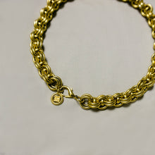 Load image into Gallery viewer, VINTAGE GIVENCHY GOLD-PLATED ROPE CHAIN CHOKER NECKLACE