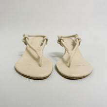 Load image into Gallery viewer, CHRISTIAN DIOR RARE KNOTTED SANDALS | CHAMPAGNE | US 7 1/2
