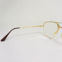 Load image into Gallery viewer, 1980’S KARL LAGERFELD MINIMALIST OPTICAL AVIATOR GLASSES | GOLD